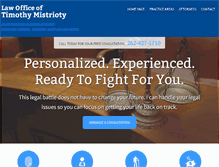 Tablet Screenshot of mistriotylaw.com